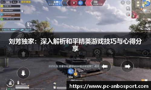 刘芳独家：深入解析和平精英游戏技巧与心得分享